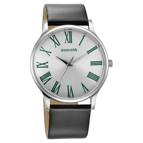 SON 77105SL12W TRNDZ SONATA GENTS WATCH SON 77105SL12W TRNDZ SONATA GENTS WATCH